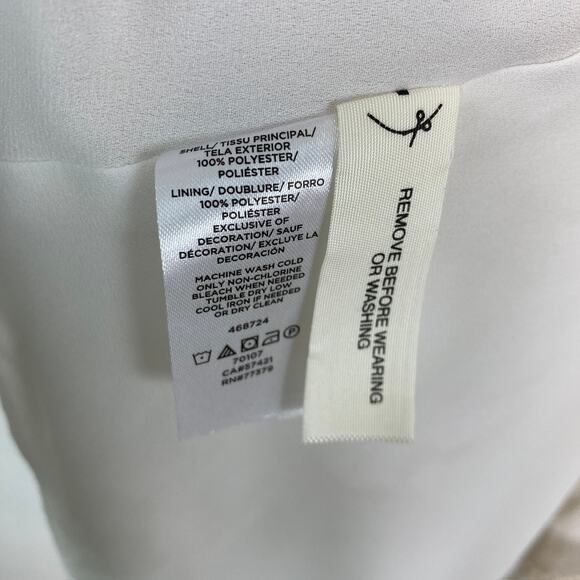 FAIRYCORE Ann Taylor Scarf Dress – Draped Whimsical Romance – Size 14 - Picture 6 of 9